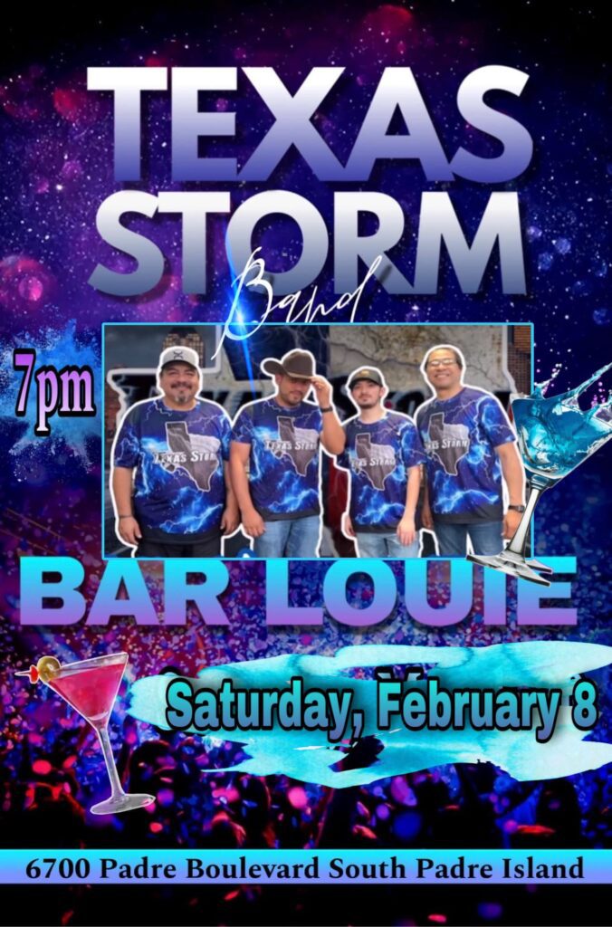 Texas Storm at Bar Louie in South Padre Island Texas